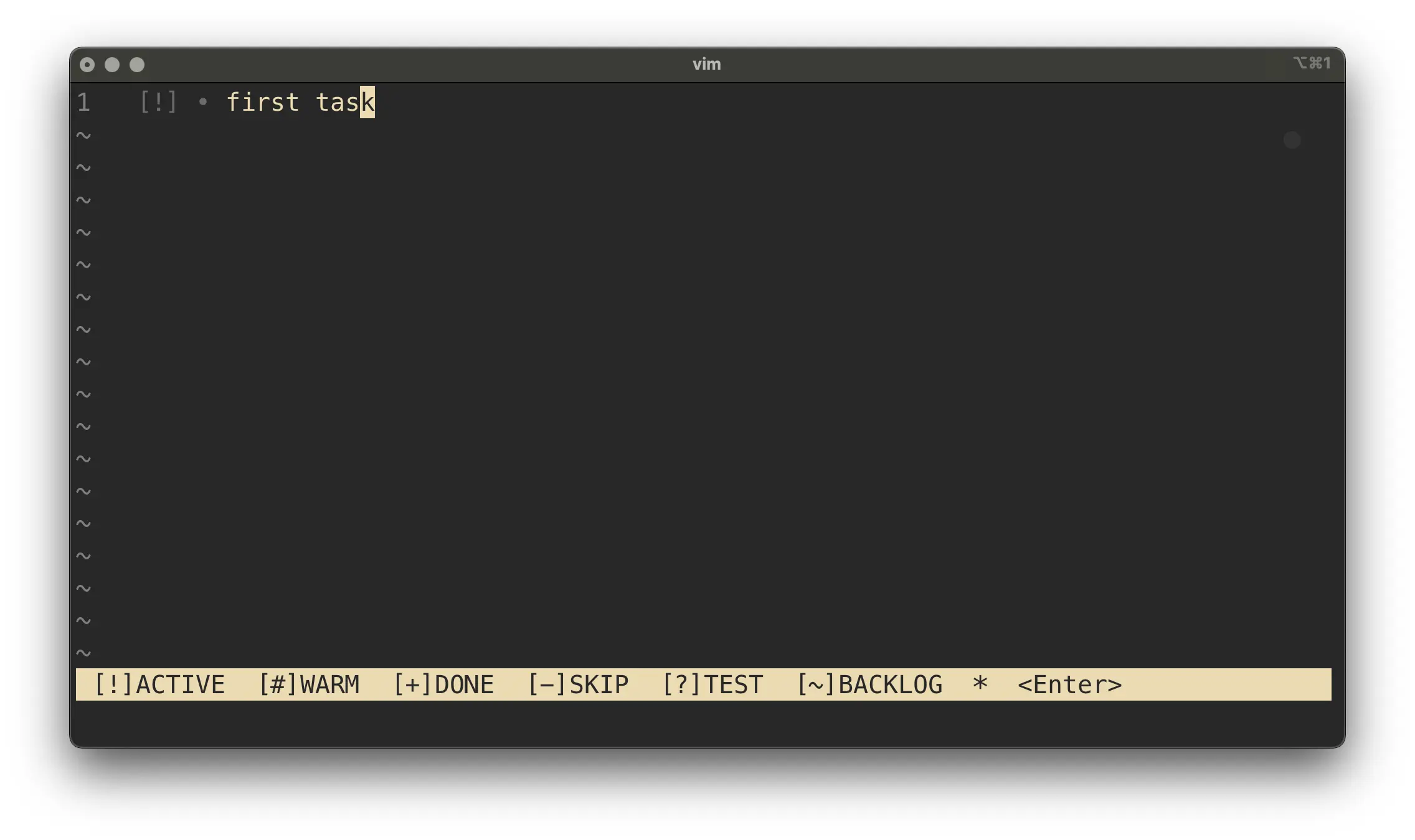 Task Management at the Speed of Thought