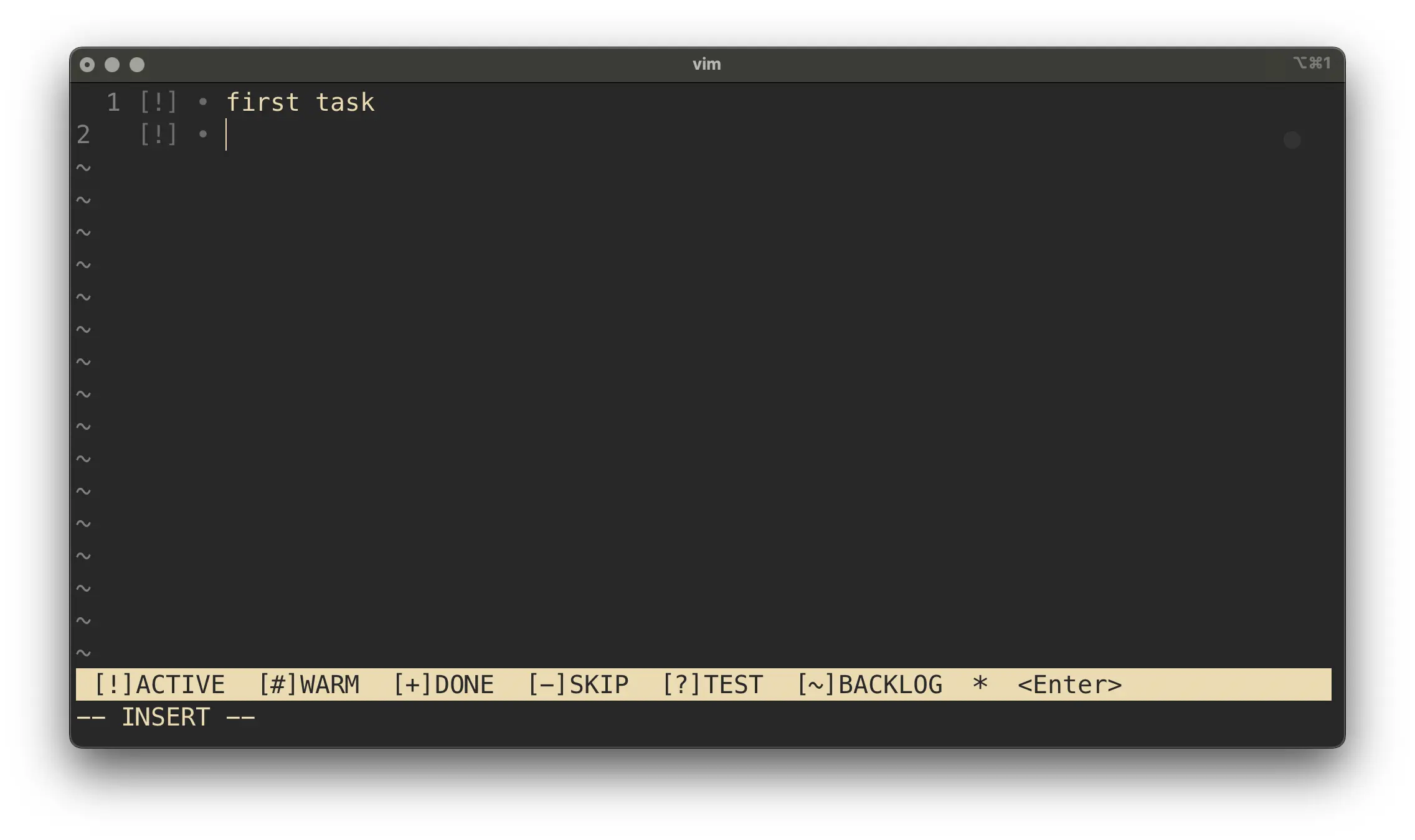 Task Management at the Speed of Thought