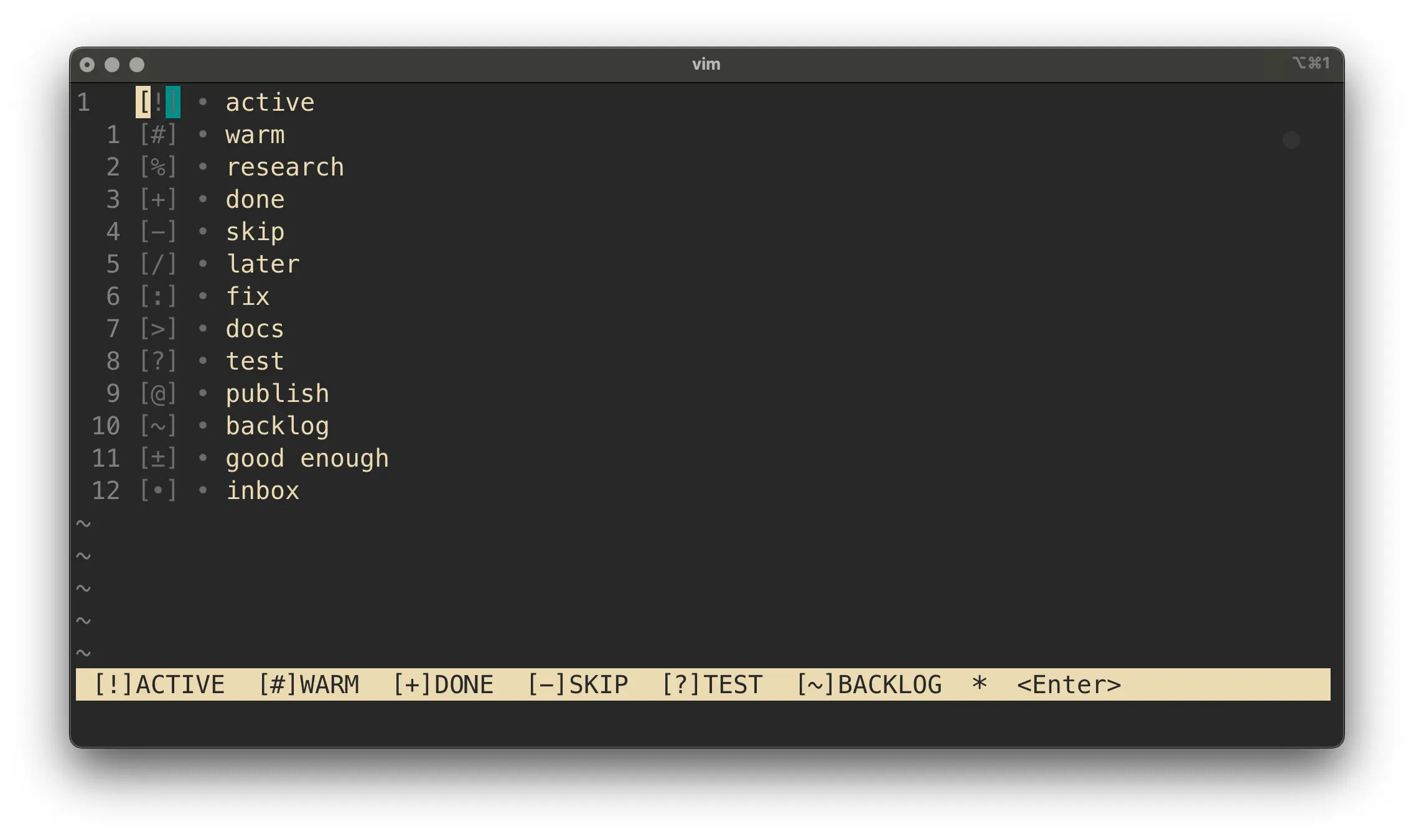 Task Management at the Speed of Thought